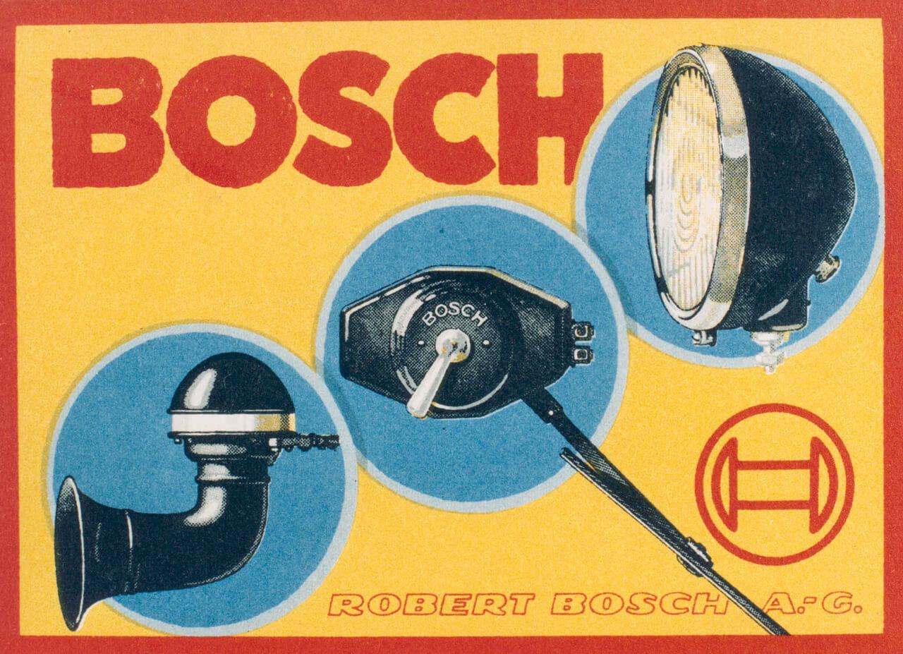 A vállalat egyik legfontosabb terméke volt a Bosch kürt, ezt a korabeli plakátok is bizonyítják