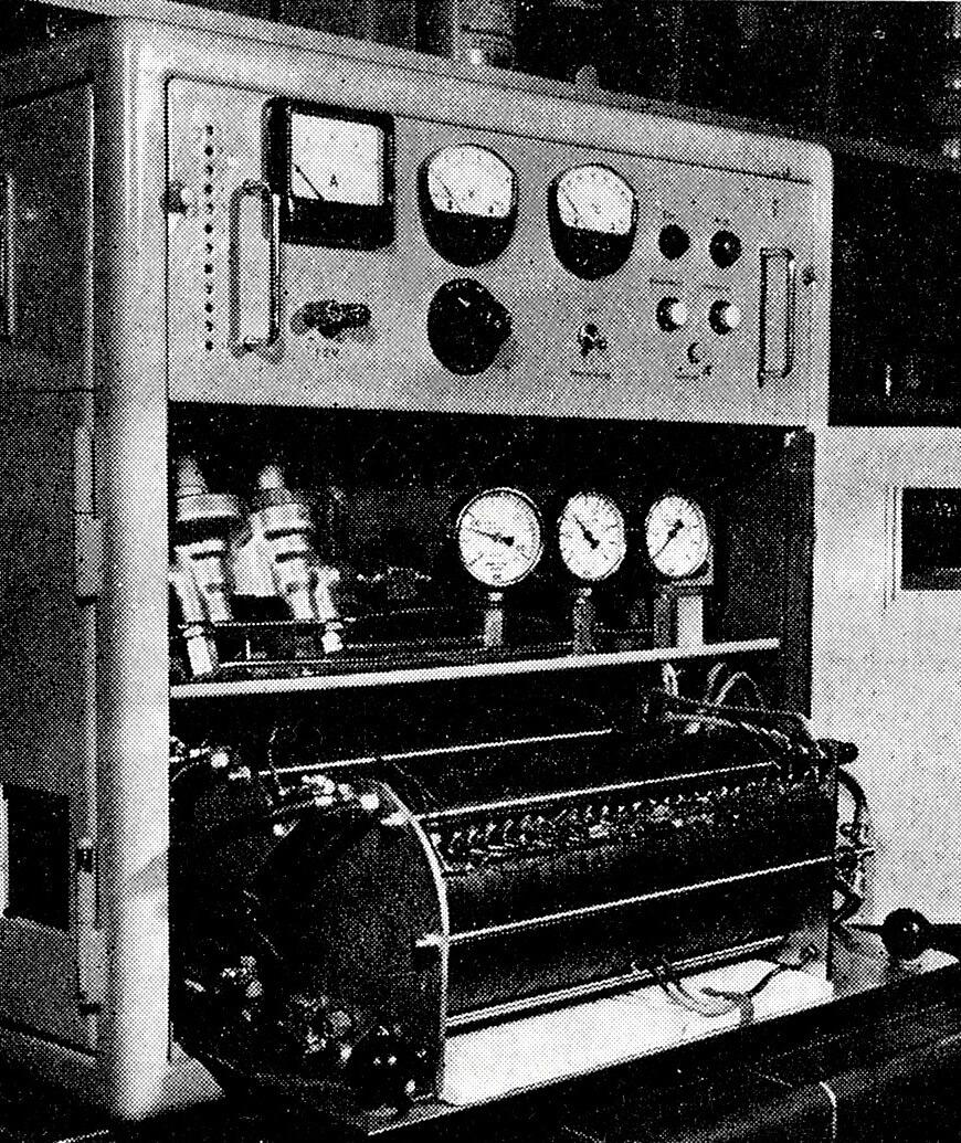 Üzemanyagcella tesztelés 1965-ben
