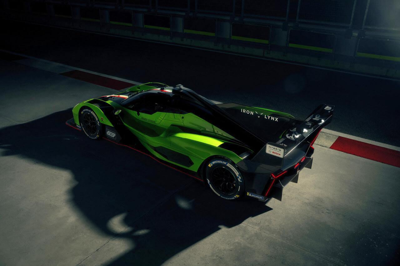 LMDh-hajtáslánc az első hibrid Lamborghini versenyautóban